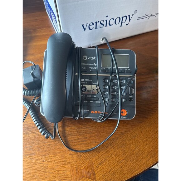 AT&T Corded Phone 5.8GHZ Digital Answering System Preowned - Picture 8 of 8